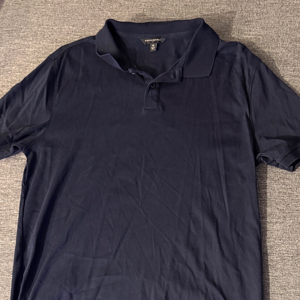 Banana Republic Dark Blue Polo Shirt